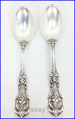 2 FRANCIS FIRST 1st Reed & Barton TEASPOON Spoon Sterling Silver Old Mark 5-7/8