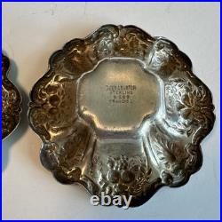 2 Francis I Nut Cups Dishes X569 Reed & Barton Sterling Silver Stacking