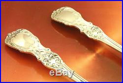2 Large 8 Francis I 1st Sterling Silver Dinner Size Fork Reed Barton Post-1940