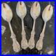 2 Old Mark Reed&barton Francis I Sterling Silver Serving Spoon Flatware Set