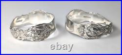 2 PC of Francis 1st by Reed & Barton Napkin Rings