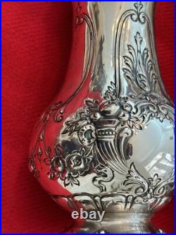 2 Rare Reed & Barton Francis I Sterling Silver Extra Larger Salt & Peppers
