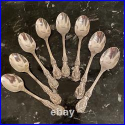 2 Reed & Barton 6 5/8 Oval Place Soup Spoon Francis I Sterling Silver Flatware