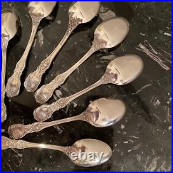 2 Reed & Barton 6 5/8 Oval Place Soup Spoon Francis I Sterling Silver Flatware