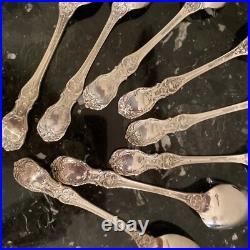 2 Reed & Barton 6 5/8 Oval Place Soup Spoon Francis I Sterling Silver Flatware