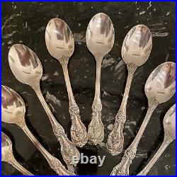 2 Reed & Barton 6 5/8 Oval Soup Spoon Francis I Sterling Silver Flatware Set