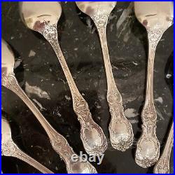 2 Reed & Barton 6 5/8 Oval Soup Spoon Francis I Sterling Silver Flatware Set