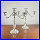 2 Reed & Barton American Sterling Silver Weighted Candelabra Francis I No Mono