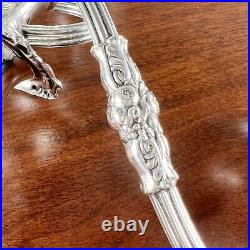 2 Reed & Barton American Sterling Silver Weighted Candelabra Francis I No Mono