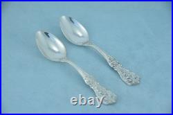 2 Reed & Barton Francis I Sterling 4-1/4 Demitasse Spoons New Mark No Monogram
