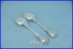 2 Reed & Barton Francis I Sterling 4-1/4 Demitasse Spoons New Mark No Monogram