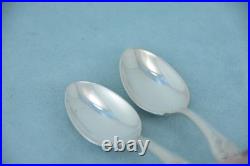 2 Reed & Barton Francis I Sterling 4-1/4 Demitasse Spoons New Mark No Monogram