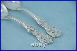 2 Reed & Barton Francis I Sterling 4-1/4 Demitasse Spoons New Mark No Monogram