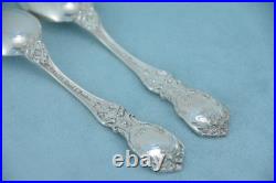 2 Reed & Barton Francis I Sterling 4-1/4 Demitasse Spoons New Mark No Monogram