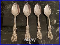 2 Reed & Barton Francis I Sterling Dessert/oval Soup Spoon7 1/4 Silver Flatware
