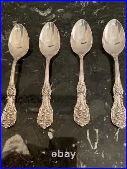 2 Reed & Barton Francis I Sterling Dessert/oval Soup Spoon7 1/4 Silver Flatware