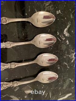 2 Reed & Barton Francis I Sterling Dessert/oval Soup Spoon7 1/4 Silver Flatware