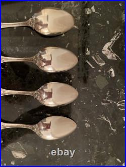 2 Reed & Barton Francis I Sterling Dessert/oval Soup Spoon7 1/4 Silver Flatware