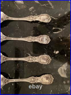 2 Reed & Barton Francis I Sterling Dessert/oval Soup Spoon7 1/4 Silver Flatware