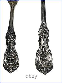 2 Reed & Barton Francis I Sterling Silver 8 1/4 Serving Spoon & Gravy Ladle