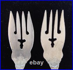 2 Reed & Barton Sterling Indiv Salad ForksFrancis IOld Mark Has Mono/Newer Not