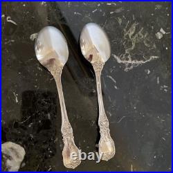 2 Reed&barton Francis I Oval Place Soup Spoon 6 5/8sterling Silver Flatware Set