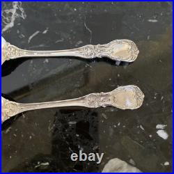 2 Reed&barton Francis I Oval Place Soup Spoon 6 5/8sterling Silver Flatware Set