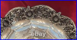 2 Tiffany & Co. Chrysanthemum Sterling Compotes
