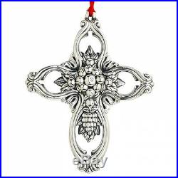 2013 Reed Barton Sterling SECOND Annual Francis I Pierced Cross Xmas Ornament