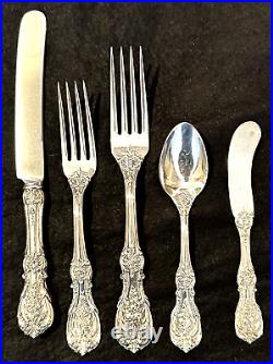 24 Pc. Set Francis I Sterling Silver Reed & Barton Knives Spoons Forks 1363 gms