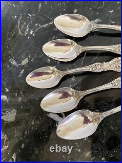 3 Rare Reed & Barton Francis I Om+pat+date+h Tea Spoon Sterling Silver Flatware