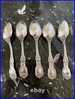 3 Rare Reed & Barton Francis I Om+pat+date+h Tea Spoon Sterling Silver Flatware