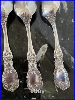 3 Rare Reed & Barton Francis I Om+pat+date+h Tea Spoon Sterling Silver Flatware