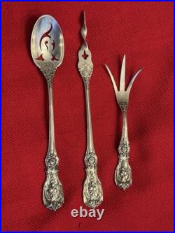 3 Rare Reed & Barton Francis I Sterling Serving Pieces Old Mark Pat. Date