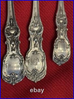 3 Rare Reed & Barton Francis I Sterling Serving Pieces Old Mark Pat. Date
