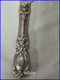 (3) Reed & Barton Beveled 9 5/8 FRANCIS I STERLING SILVER KNIVES withMono