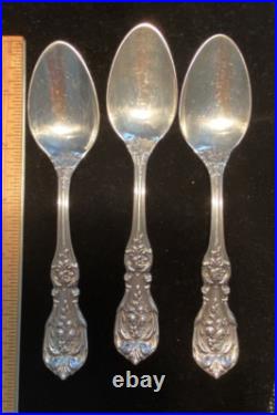 3 Reed & Barton Francis I Sterling Silver 5-7/8 Teaspoon, No Monogram 117.9 g
