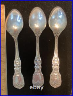 3 Reed & Barton Francis I Sterling Silver 5-7/8 Teaspoon, No Monogram 117.9 g