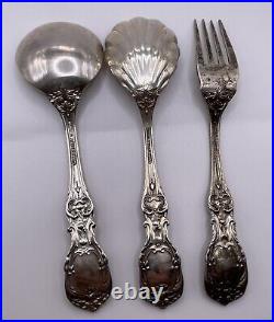 3 Small Sterling Silver Reed & Barton Francis I Serving Pieces