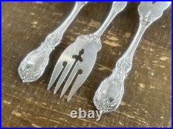 3 x Reed & Barton Sterling Silver Salad Forks 6 1/8 New Mark in Francis I