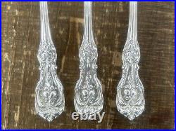 3 x Reed & Barton Sterling Silver Salad Forks 6 1/8 New Mark in Francis I