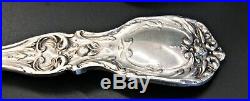 4 7 1/4 FRANCIS REED & BARTON OVAL SOUP SPOON & 1 Demitasse STERLING SILVER