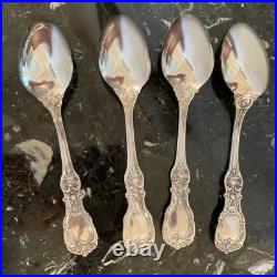 4 Old Mrk Reed&barton Francis I 8.5sterling Silver Serving Spoon Flatware Set