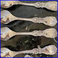 4 Old Mrk Reed&barton Francis I 8.5sterling Silver Serving Spoon Flatware Set