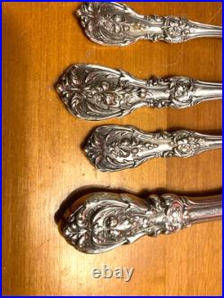 4 Pc Place Setting Reed & Barton Francis I Sterling Silver