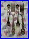 4 Reed & Barton FRANCIS I Sterling Silver 7 1/4 Dinner Forks Old Mark No Mono’s
