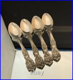 4 Reed & Barton Francis I Demitasse Spoons