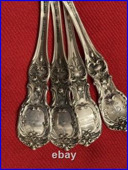4 Reed & Barton Francis I Sterling Grapefruit Spoons