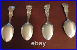 4 Reed & Barton Francis I Sterling Silver Teaspoons 6 inch No Monogram