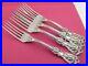 4 Sterling REED & BARTON 7 7/8 Dinner Size Forks FRANCIS I new mark no mono